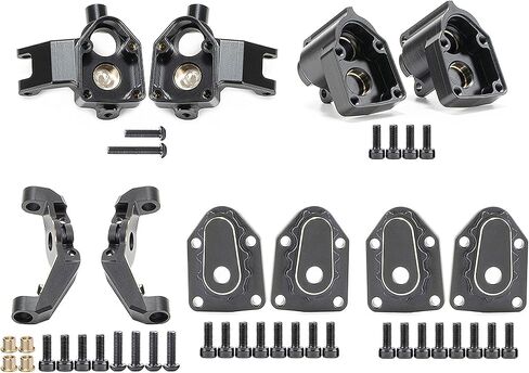 UTB18 Axle Portal Cove, Brass Counter Weight Axle Housing Black Coating for Axial RC Crawler 1/18 UTB18 Capra Unlimited Trail Buggy RTR Upgrade Part in Saudi Arabia