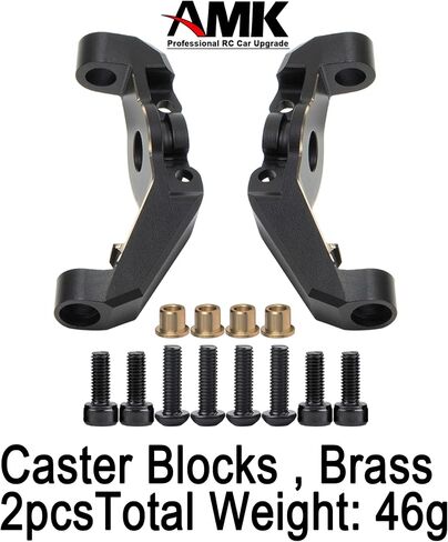 UTB18 Axle Portal Cove, Brass Counter Weight Axle Housing Black Coating for Axial RC Crawler 1/18 UTB18 Capra Unlimited Trail Buggy RTR Upgrade Part in Saudi Arabia
