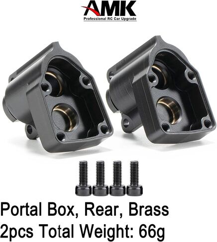 UTB18 Axle Portal Cove, Brass Counter Weight Axle Housing Black Coating for Axial RC Crawler 1/18 UTB18 Capra Unlimited Trail Buggy RTR Upgrade Part in Saudi Arabia