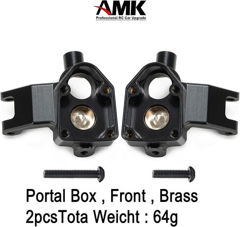 UTB18 Axle Portal Cove, Brass Counter Weight Axle Housing Black Coating for Axial RC Crawler 1/18 UTB18 Capra Unlimited Trail Buggy RTR Upgrade Part in Saudi Arabia