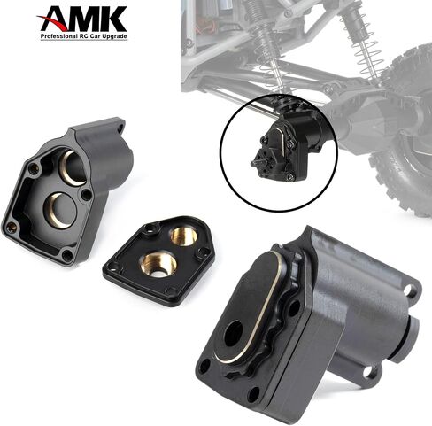 UTB18 Axle Portal Cove, Brass Counter Weight Axle Housing Black Coating for Axial RC Crawler 1/18 UTB18 Capra Unlimited Trail Buggy RTR Upgrade Part in Saudi Arabia