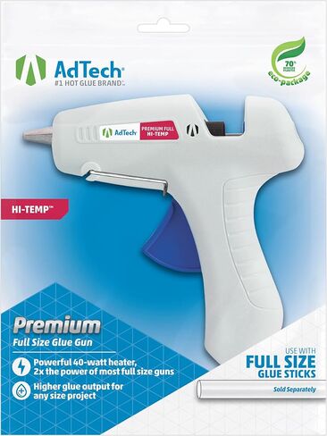 مسدس الغراء الساخن AdTech 0400P، أبيض in Kuwait