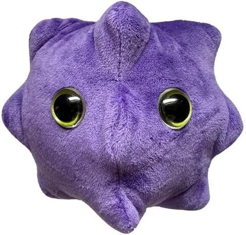 GIANTmicrobes RSV Plush - تعرف على الفيروسات وأمراض الطفولة، هدية تعليمية للأصدقاء والآباء والأطباء والصحة العامة والطلاب والعائلات وأي شخص يتمتع بروح الدعابة الصحية in Saudi Arabia