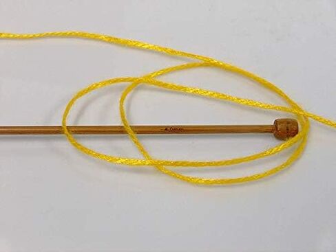 روك ستار، فزي هالو، لمعان، نسيج من الصوف ميرينو الناعم من الصوف الأكريليك، 50 جرام، أصفر in Kuwait