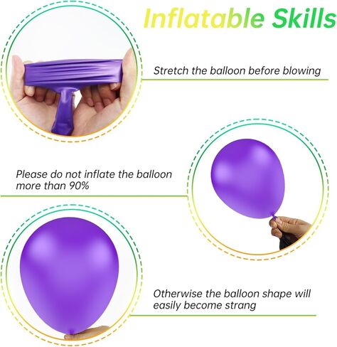 129 قطعة من بالونات اللاتكس بالوان متنوعة بمقاسات مختلفة 18 12 10 5 انش، مجموعة بالونات حفلات لحفلات اعياد الميلاد والتخرج وحفلات استقبال المولود الجديد والزفاف والعطلات وتزيين البالونات in Kuwait