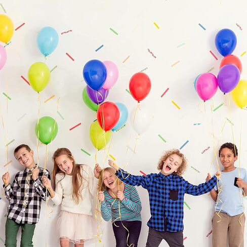 129 قطعة من بالونات اللاتكس بالوان متنوعة بمقاسات مختلفة 18 12 10 5 انش، مجموعة بالونات حفلات لحفلات اعياد الميلاد والتخرج وحفلات استقبال المولود الجديد والزفاف والعطلات وتزيين البالونات in Kuwait