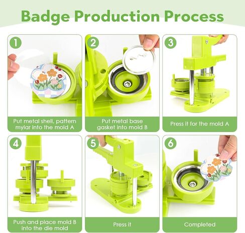 75 mm 3" Large Button Press Machine Interchangeable Die Mold for Slide Rail Button-Maker Machine Supplies for Pin Press Machine in Saudi Arabia