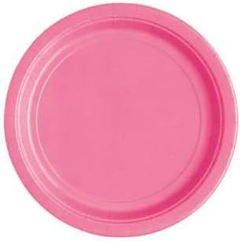 Minnie Birthday Party Supplies Bundle Pack includes 16 Lunch Dinner Plates, 16 Hot Pink Dessert Cake Plates, 16 Beverage Cake Napkins, 16 Lunch Dinner Napkins in Saudi Arabia