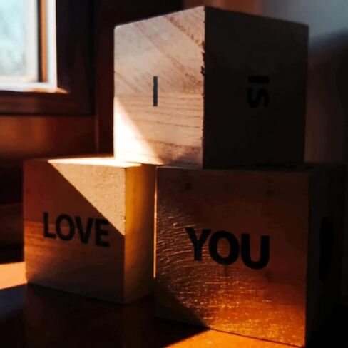 4 Inch Solid Wood Block Cube, Large Wooden Blocks for Crafts, Unfinished Wood Cubes for DIY Crafts and Decor, 1 PCS Square Solid Wood Block in Kuwait