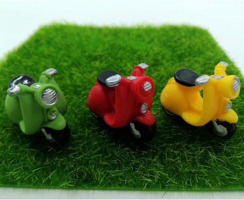 ايمين تمثال صغير من الراتنج للدراجات النارية من 3 قطع من الراتنج، ديكور مناظر طبيعية صغيرة، حدائق خرافية، زينة مصغرة لبيت الدمى بنفسك in Kuwait