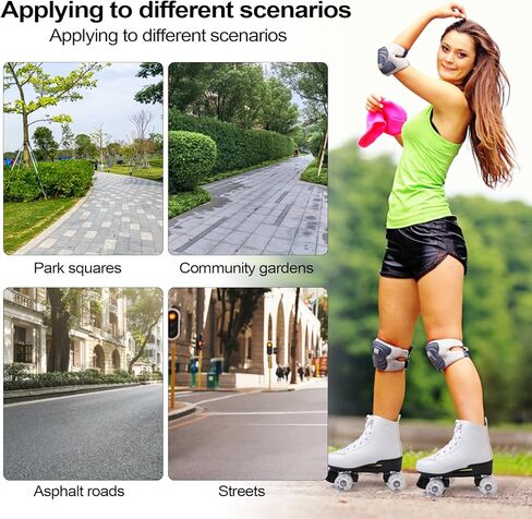 زلاجات دوارة Veniveta، زلاجات كلاسيكية رباعية للنساء والفتيات مع 8 عجلات مضيئة، زلاجات دوارة عالية الجودة من جلد البولي يوريثان للرجال والفتيان، تستخدم في الداخل والخارج in Kuwait
