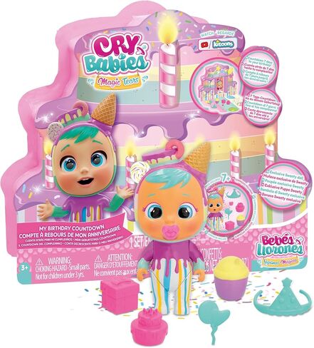 Cry Babies Magic Tears My Birthday Countdown - 7 Accessories, Exclusive Character and Confetti Surprise! in Kuwait