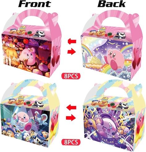 16 Pcs Pink Star Party Favor Boxes, Pink Star Goodies Boxes Treat Boxes for Baby Shower Kids Boys Girls, Cute Star Birthday Party Decorations Star Supplies Candy Gift Boxes in Saudi Arabia