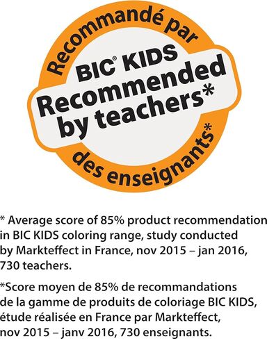 BIC KiDS Couleur Extra Large Felt Pens 'Special for School' Class Pack (96 Pieces) in Kuwait