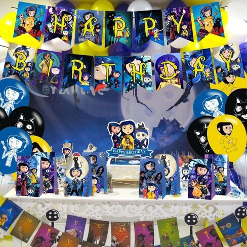 ROOZEE 12pcs Coraline Party Favor Gift Bags, Coraline Birthday Party Supplies for Coraline Party Decorations in Kuwait