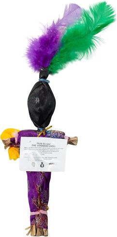 دمية الفودو الجديدة من Artisan Owl New Orleans مع دبابيس بيضاء وسوداء (وردي) in Saudi Arabia