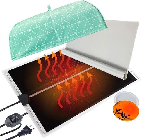 سوهابي بساط تسخين لقوالب الراتنج، الة معالجة الراتنج مع حصيرة سيليكون، مجموعة ادوات سريعة الجفاف لقوالب المجوهرات وقوالب الراتنج in Kuwait