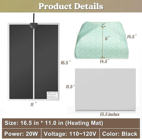 سوهابي بساط تسخين لقوالب الراتنج، الة معالجة الراتنج مع حصيرة سيليكون، مجموعة ادوات سريعة الجفاف لقوالب المجوهرات وقوالب الراتنج in Kuwait