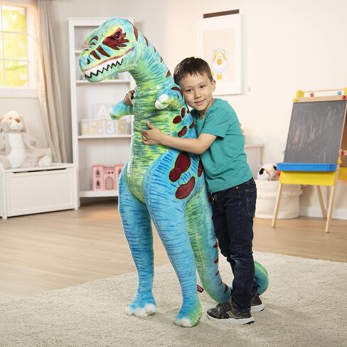 Melissa & Doug Jumbo T-Rex Dinosaur - Lifelike Stuffed Animal (over 4 feet tall) in Saudi Arabia
