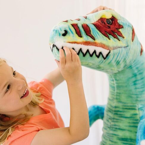 Melissa & Doug Jumbo T-Rex Dinosaur - Lifelike Stuffed Animal (over 4 feet tall) in Saudi Arabia