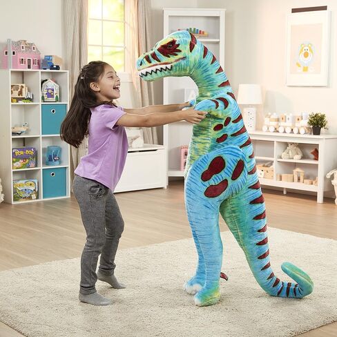 Melissa & Doug Jumbo T-Rex Dinosaur - Lifelike Stuffed Animal (over 4 feet tall) in Saudi Arabia