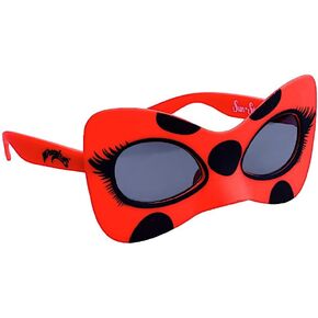 Sun-Staches Miraculous Cat Noir Sunglasses Costume Accessory, UV400 Lenses, Black Cat Mask, One Size Fits Most in Kuwait