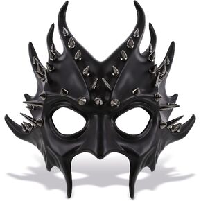 Attitude Studio Steampunk Metallic Devil Mask Costume Accessory