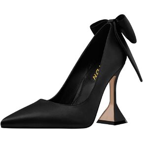 YDN حذاء حريمي بمقدمة مدببة سهل الارتداء حذاء خاص بكعب عالي للهريرة فستان للحفلات الراقصة مقاس حذاء نسائي 4-15 US in Kuwait