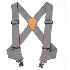 MELOTOUGH Outback Side Clip Trucker Suspenders/Perry Suspenders with 2inch Width Elastic