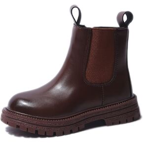 أحذية baobeijiadao مريحة وأنيقة وكعب مكتنز لتشيلسي للأطفال الصغار/الأطفال الصغار in Kuwait