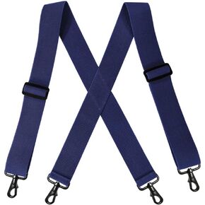 JIERKU Mens Suspenders with 4 Snap Hooks Heavy Duty X-Back 2 Inch Adjustable Elastic Braces in Saudi Arabia