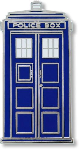 دبوس Apex Imports Tardis Whovian Retired Enamel Lapel Pin 1" in Kuwait