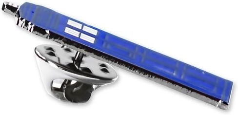 دبوس Apex Imports Tardis Whovian Retired Enamel Lapel Pin 1" in Kuwait