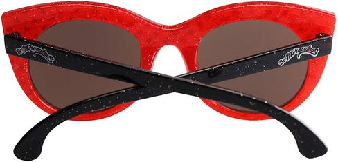 شخصيات Sun-Staches Miraculous Ladybug Lil، نظارات شمسية للأطفال، إكسسوار أزياء، عدسات UV400، مقاس واحد يناسب معظم الأطفال، إطارات سوداء مع قناع الخنفساء الأحمر in Kuwait