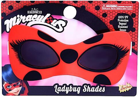 Sun-Staches Miraculous Cat Noir Sunglasses Costume Accessory, UV400 Lenses, Black Cat Mask, One Size Fits Most in Kuwait