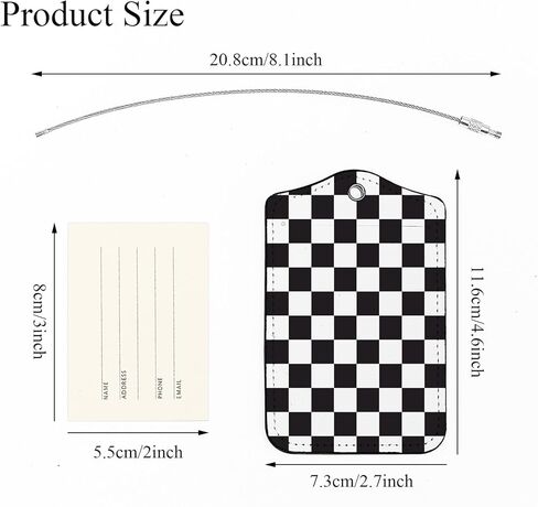 EKOBLA علم سباق متقلب تصميم رمزي علامة أمتعة سباق السيارات لحقائب السفر وحقائب الأمتعة وعلامات السفر معرفات اسم الجلد وعلامات تعريف الأمتعة in Kuwait