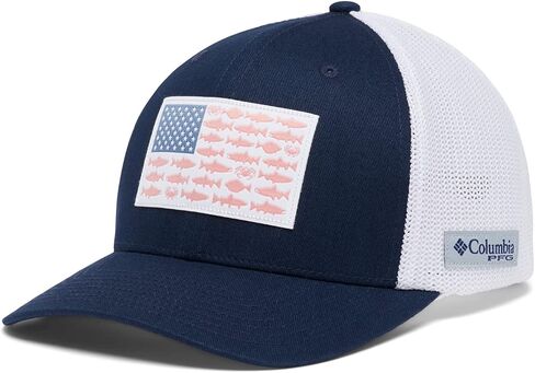 Columbia PFG Fish Flag Mesh Ball Cap-Low in Saudi Arabia