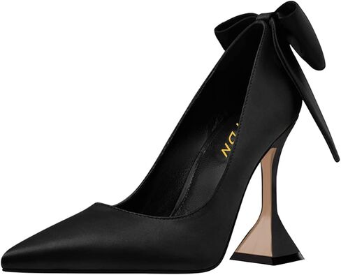 YDN حذاء حريمي بمقدمة مدببة سهل الارتداء حذاء خاص بكعب عالي للهريرة فستان للحفلات الراقصة مقاس حذاء نسائي 4-15 US in Kuwait