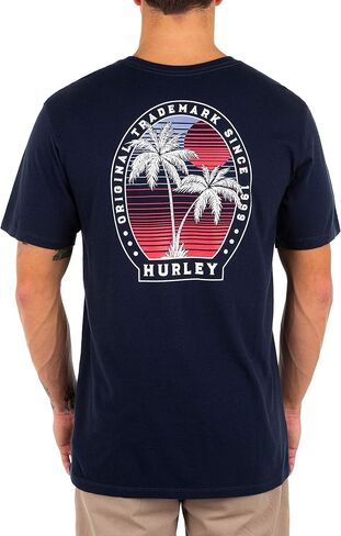 تي شيرت رجالي برسومات مغسولة للاستخدام اليومي من Hurley in Kuwait