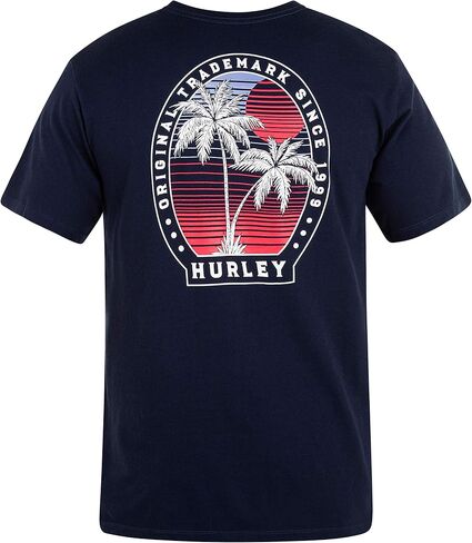تي شيرت رجالي برسومات مغسولة للاستخدام اليومي من Hurley in Kuwait