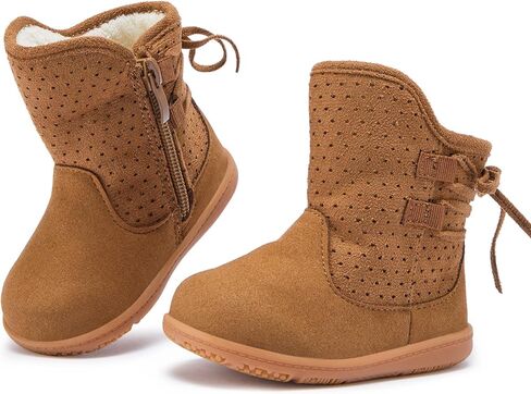 BMCiTYBM أحذية أطفال طويلة صبي فتاة الشتاء الثلوج الأحذية الدافئة الرضع الأولى أحذية مشي في الهواء الطلق داخلي 6 9 12 18 24 شهرا in Kuwait