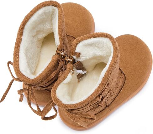 BMCiTYBM أحذية أطفال طويلة صبي فتاة الشتاء الثلوج الأحذية الدافئة الرضع الأولى أحذية مشي في الهواء الطلق داخلي 6 9 12 18 24 شهرا in Kuwait