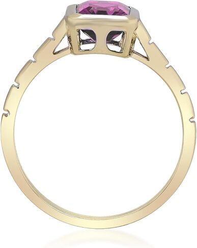 Gin & Grace 14K Yellow Gold Genuine Rodholite Ring for women in Saudi Arabia