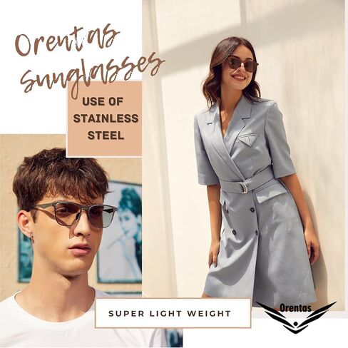 【Orentas】Women and Men, Ultra-Thin Metal Blue-light Block with Night Driving Photochromic Sun and Sunglasses (2 Packs) Alfa in Saudi Arabia