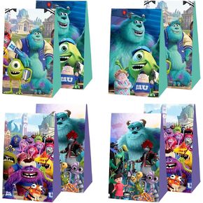 12 قطعة من حقائب هدايا حفلات عيد الميلاد بتصميم وحوش جامعة وحوش لمستلزمات حفلات أعياد الميلاد من توكلي in Kuwait