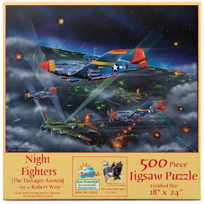 أحجية تركيب صور من 500 قطعة لمقاتلي الليل - The Tuskagee Airmen من Robert West in Kuwait
