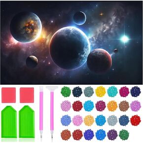 JesMolla DIY 5D لوحة ألماس مستديرة كاملة حسب مجموعات الأرقام للبالغين، مجموعات طلاء الماس مستديرة كاملة الحفر الماسي مجموعة فنية للصور لديكور جدار المنزل، 15.8 بوصة × 33.5 بوصة، العشاء الأخير in Kuwait