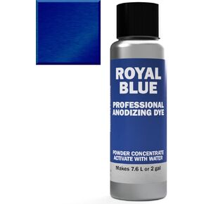 Professional Aluminum Anodizing Pigment Dyes | Blue E-G | Light to Rich Blue | Powder Concentrate Makes 7.6 Liters or 2 Gallons in Kuwait