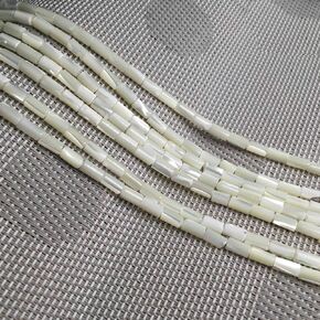 Natural Shell Beading Beads Punch Loose Beads Natural Gemstone Beads for Jewelry Making DIY for Bracelet Necklace Accessories