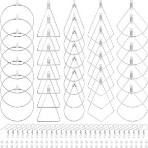 280PCS Beading Hoop Earrings for Jewelry Making Beading Earring Findings Beading Earring Component Accessories 100PCS Beading Earring Hooks Silicone Earring Backs (K Gold) in Saudi Arabia